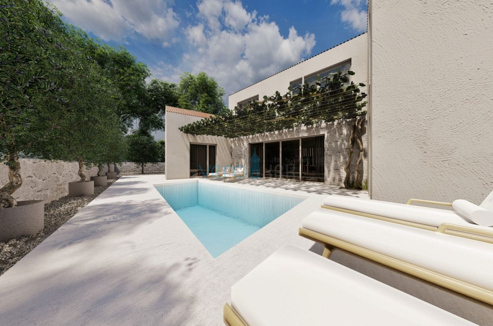 Vrbnik, surroundings, Building land 757 with submitted documentation, for sale